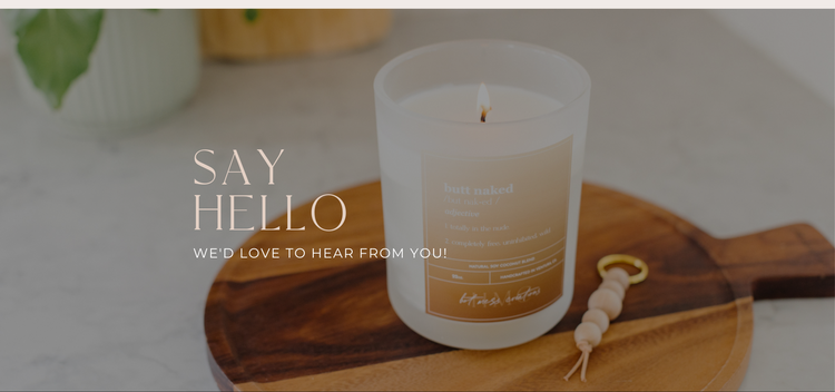 Contact Us | Hot Mess Creations Candles in Ventura, CA