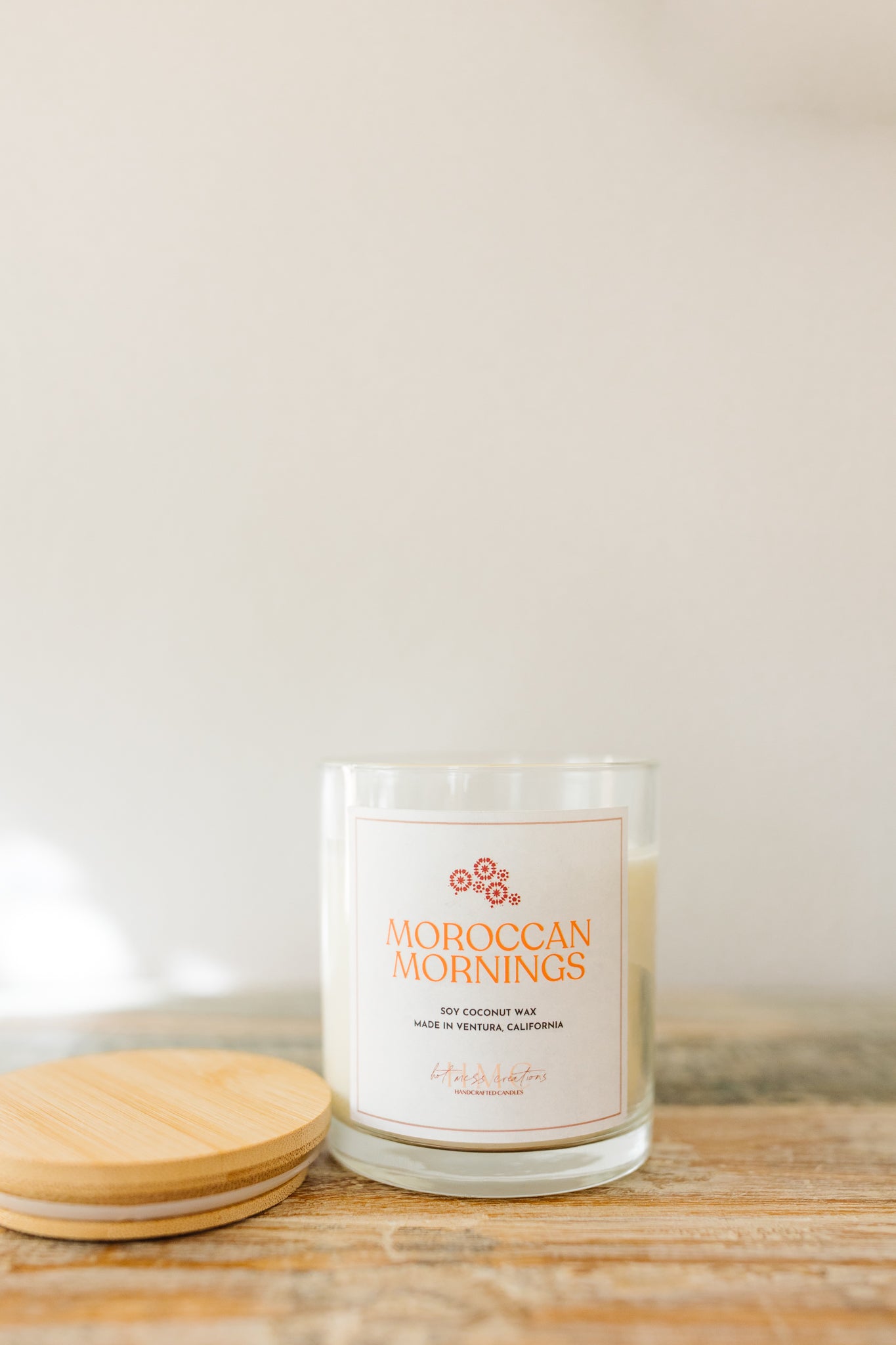 Moroccan Mornings | The Global Collection (1-Wick) | Hot Mess Creations — All Natural, Hand Crafted Candles Made in Ventura, California