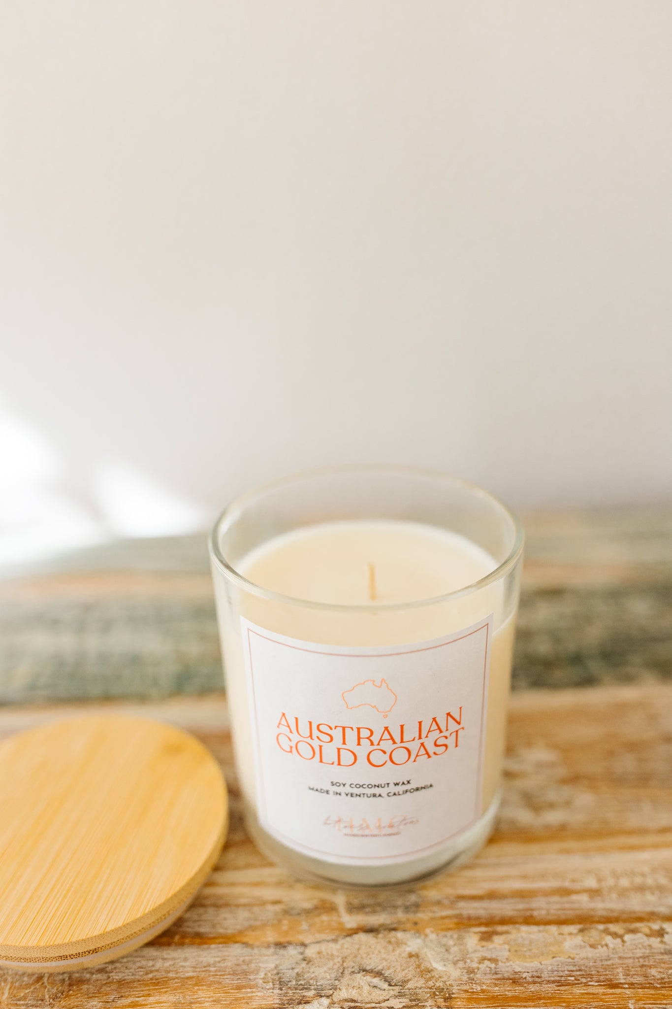 Australian Gold Coast | The Global Collection (1-Wick) | Hot Mess Creations — All Natural, Hand Crafted Candles Made in Ventura, California