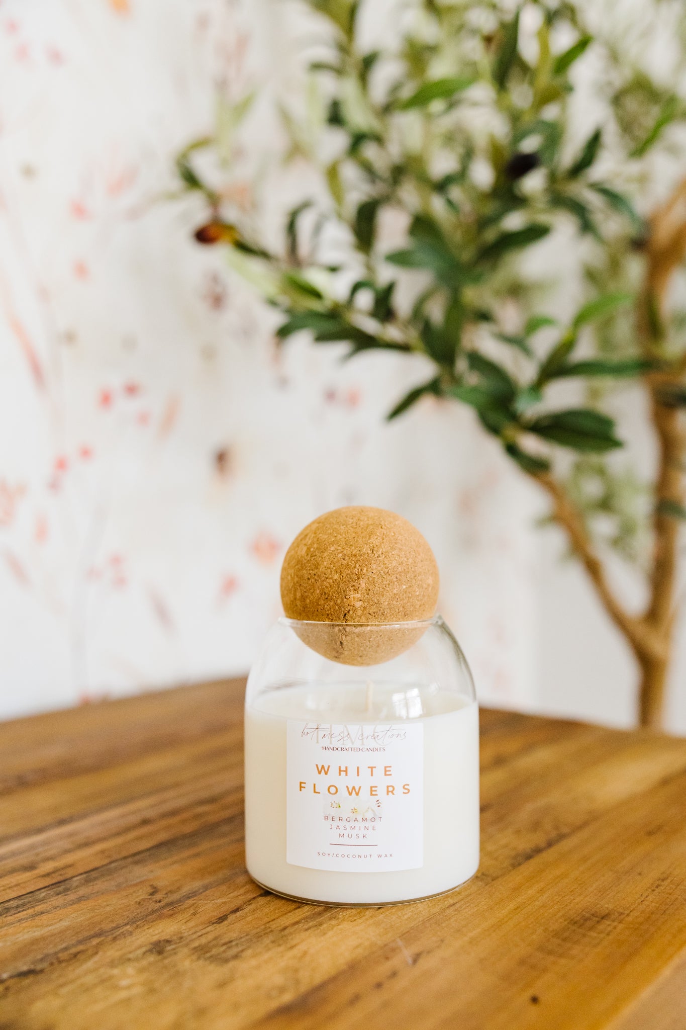 Round Cork Candle | Hot Mess Creations — All Natural, Hand Crafted Candles Made in Ventura, California