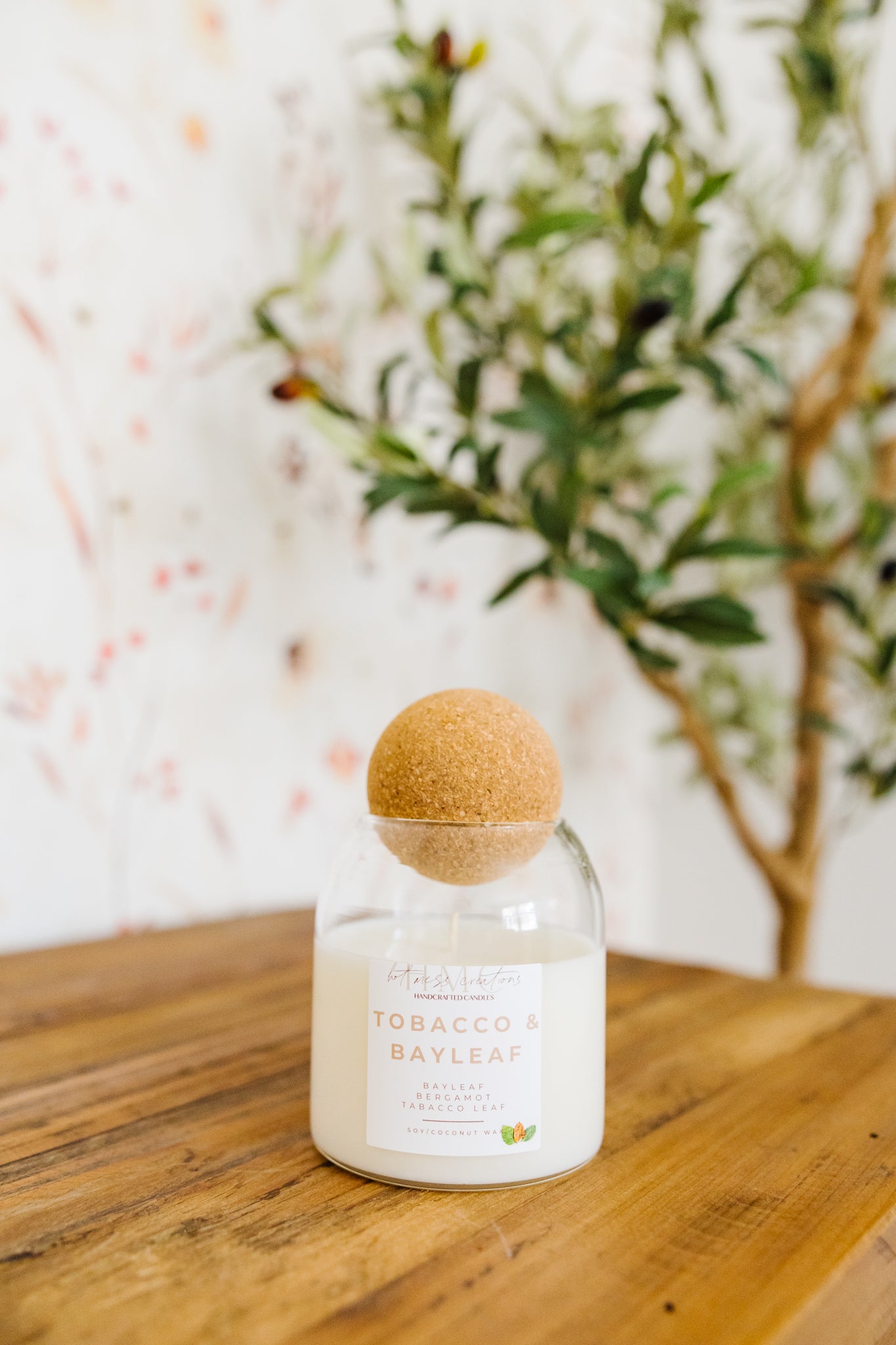 Round Cork Candle | Hot Mess Creations — All Natural, Hand Crafted Candles Made in Ventura, California