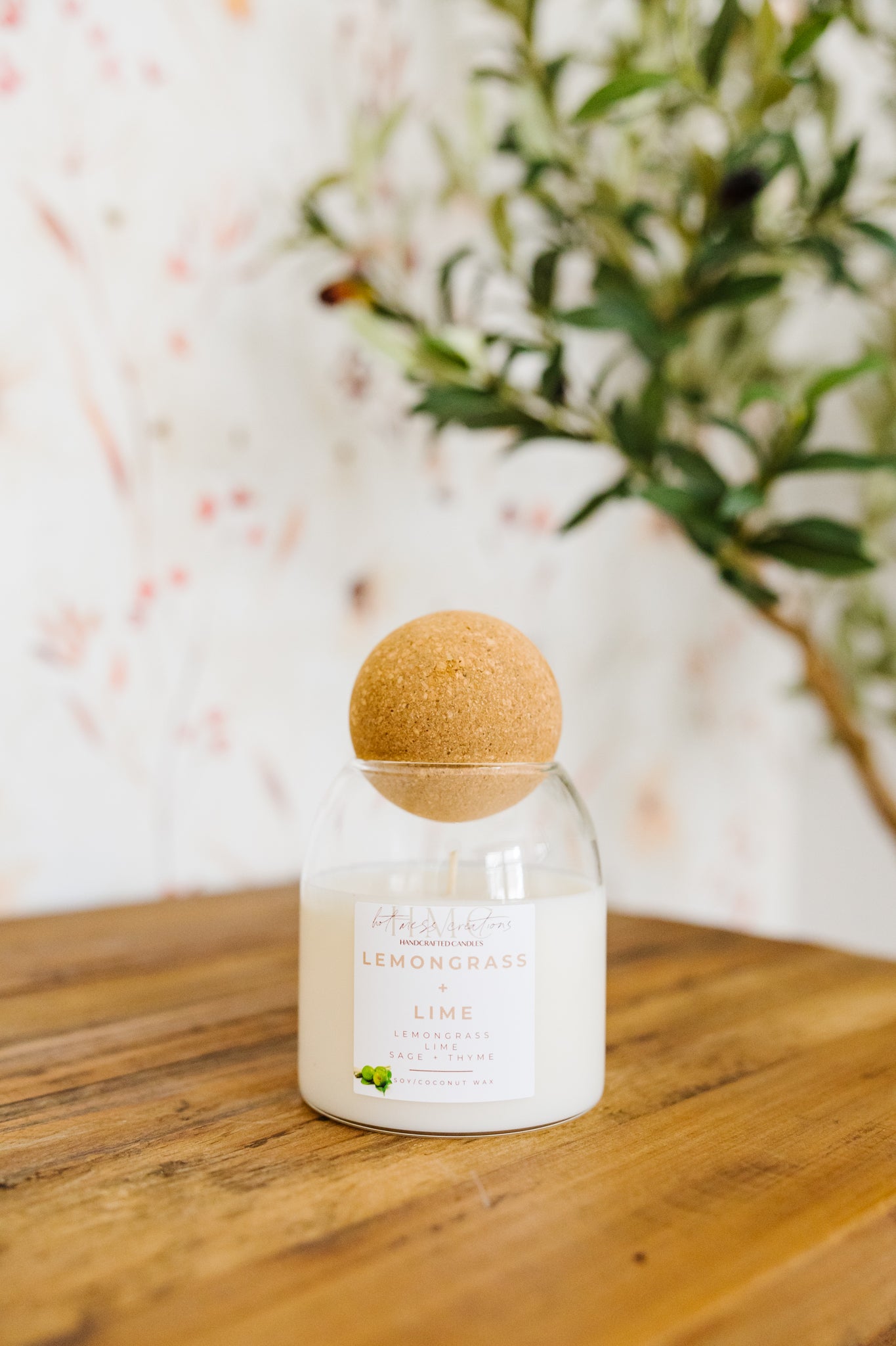 Round Cork Candle | Hot Mess Creations — All Natural, Hand Crafted Candles Made in Ventura, California