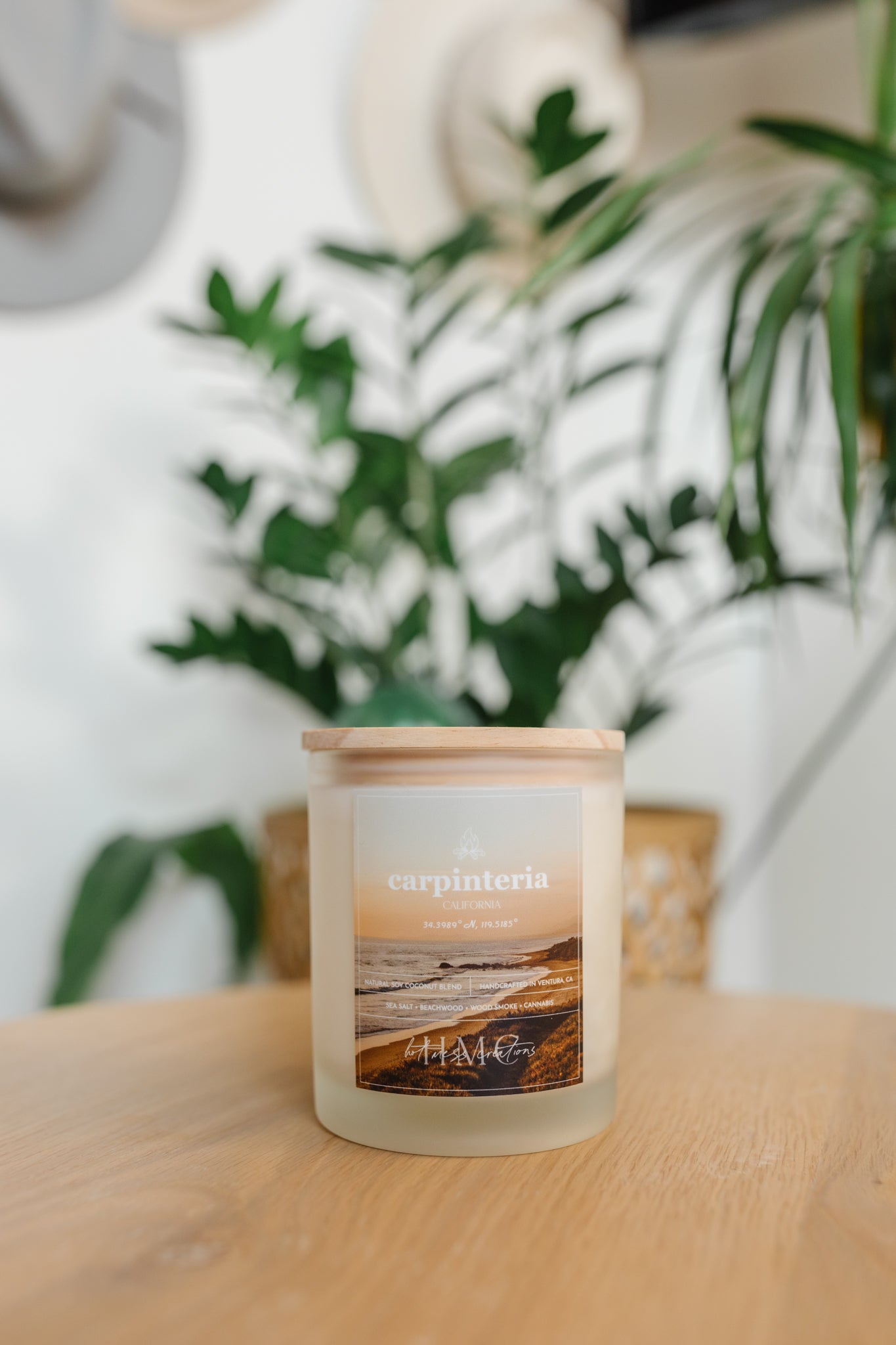 The Carpinteria Candle | The California Collection | Hot Mess Creations — All Natural, Hand Crafted Candles Made in Ventura, California
