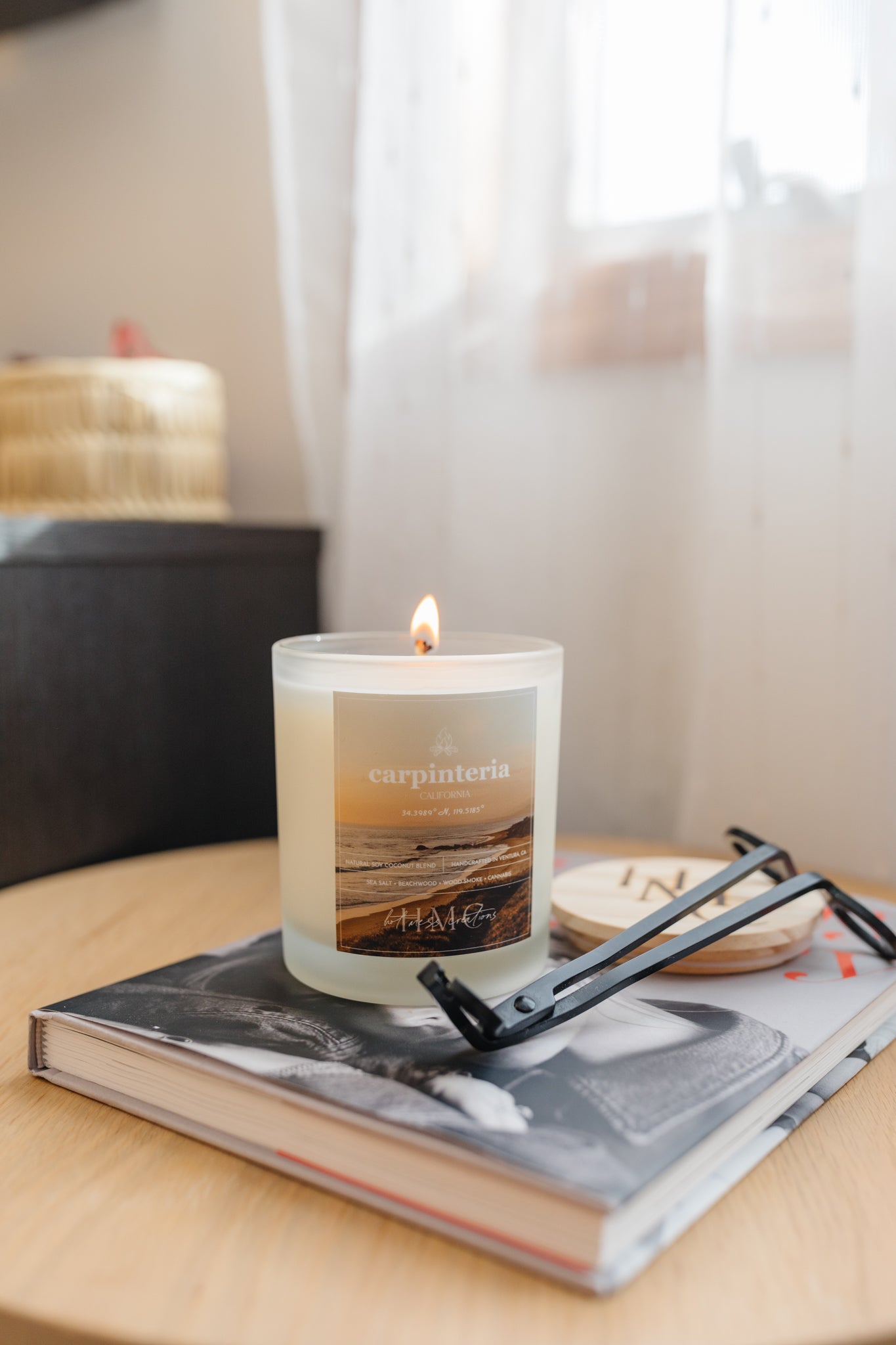 The Carpinteria Candle | The California Collection | Hot Mess Creations — All Natural, Hand Crafted Candles Made in Ventura, California