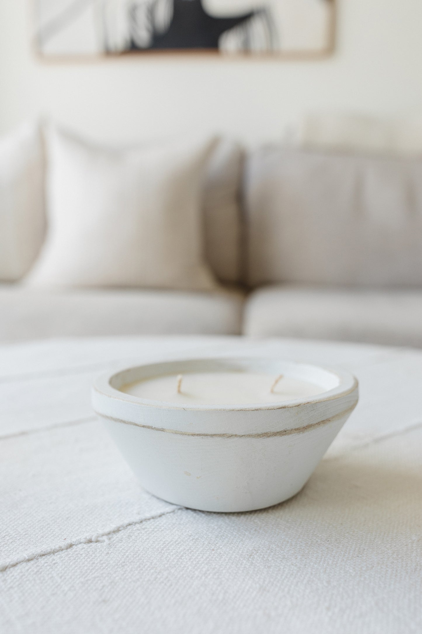 Round 2-Wick Dough Bowl Candle | Hot Mess Creations — All Natural, Hand Crafted Candles Made in Ventura, California