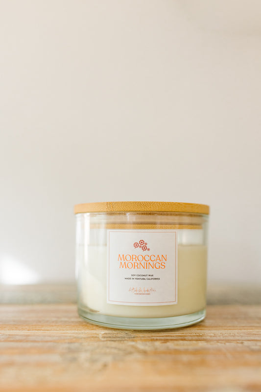 Moroccan Mornings | The Global Collection (3-Wick) | Hot Mess Creations — All Natural, Hand Crafted Candles Made in Ventura, California