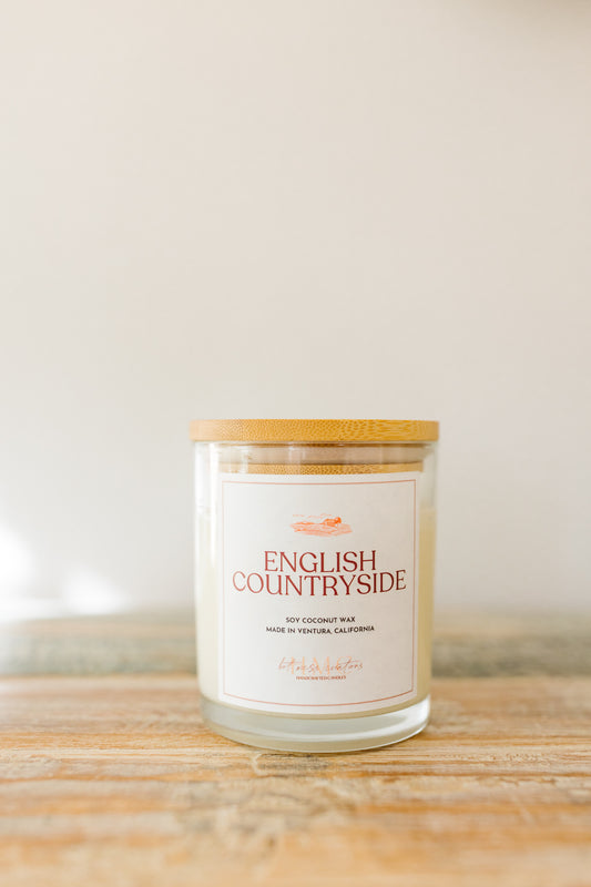 English Countryside | The Global Collection (1-Wick) | Hot Mess Creations — All Natural, Hand Crafted Candles Made in Ventura, California