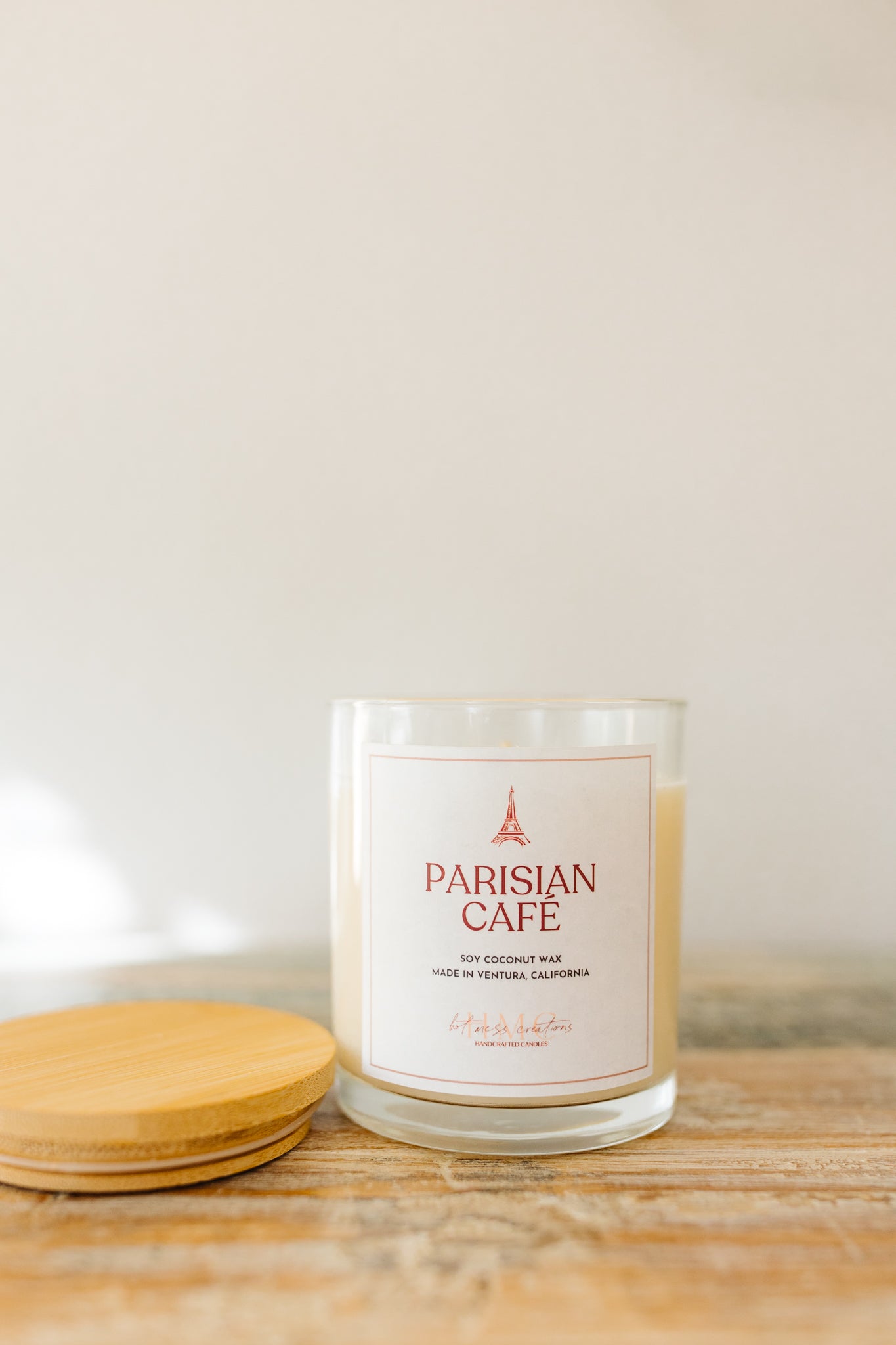 Parisian Cafe | The Global Collection (1-Wick) | Hot Mess Creations — All Natural, Hand Crafted Candles Made in Ventura, California