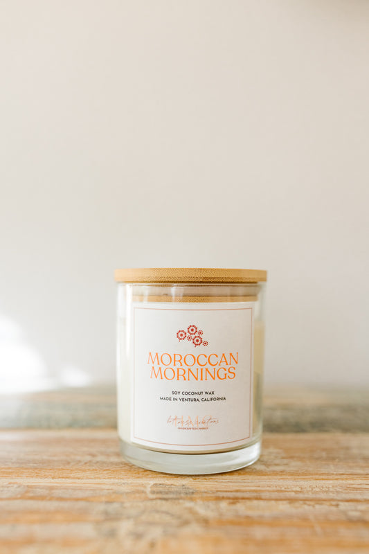 Moroccan Mornings | The Global Collection (1-Wick) | Hot Mess Creations — All Natural, Hand Crafted Candles Made in Ventura, California