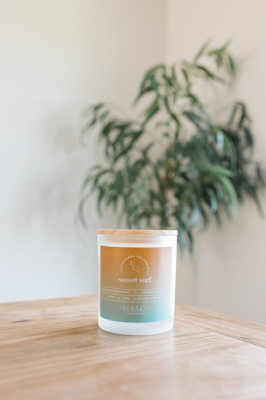 Sunset Surf | The Experience California Collection | Hot Mess Creations — All Natural, Hand Crafted Candles Made in Ventura, California