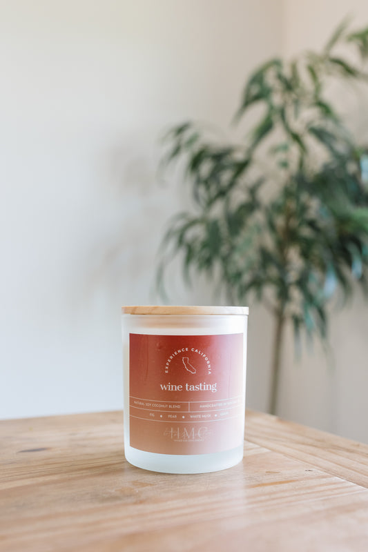 Wine Tasting | The Experience California Collection | Hot Mess Creations — All Natural, Hand Crafted Candles Made in Ventura, California