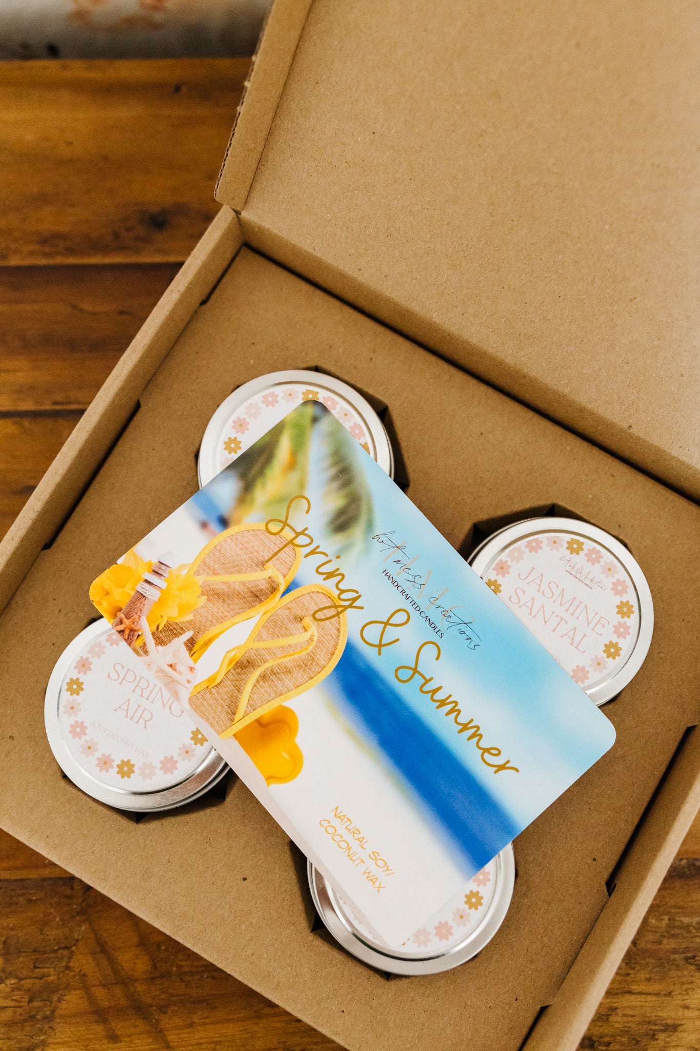 4-Pack Sample Box | Hot Mess Creations — All Natural, Hand Crafted Candles Made in Ventura, California