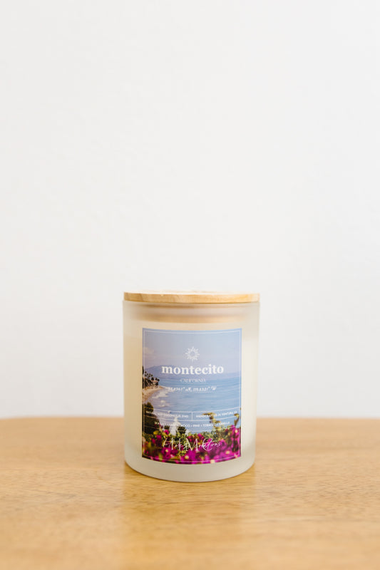 The Montecito Candle | The California Collection | Hot Mess Creations — All Natural, Hand Crafted Candles Made in Ventura, California