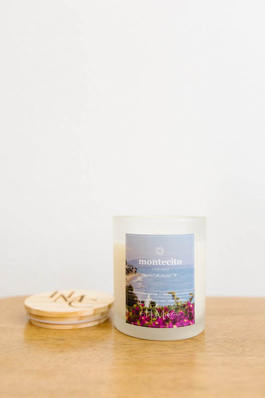 The Montecito Candle | The California Collection | Hot Mess Creations — All Natural, Hand Crafted Candles Made in Ventura, California