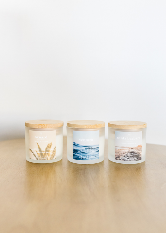 Hot Mess Creations | Trio California Collection | Made in Ventura | Soy Wax Candle