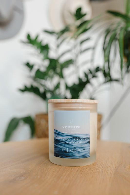 The Ventura Candle | The California Collection | Hot Mess Creations — All Natural, Hand Crafted Candles Made in Ventura, California