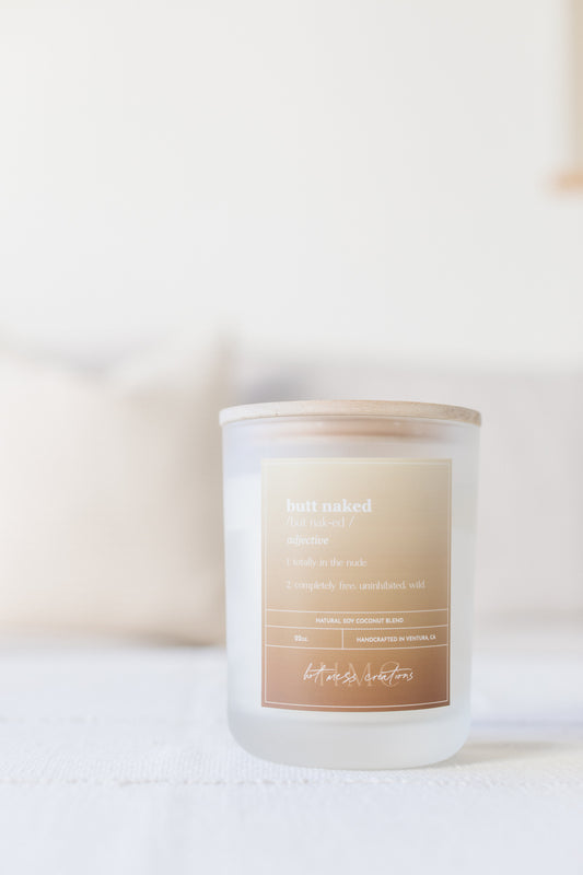 Butt Naked | Hot Mess Creations — All Natural, Hand Crafted Candles Made in Ventura, California